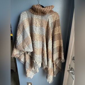 Cozy Plaid Poncho